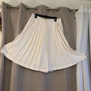 Cream, Elegant Gaucho Tori Burch Pants